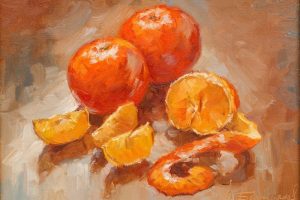 Мастер-класс по масляной живописи «Апельсины и мандарины»