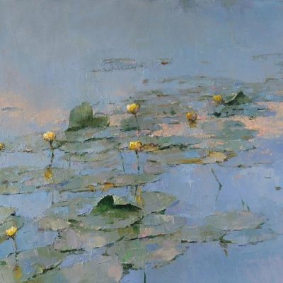 Мастер-класс по масляной живописи «Кувшинки в пруду. Камерная живопись»
