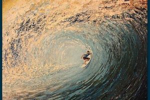 Мастер-класс по масляной живописи «На гребне волны, серфинг»