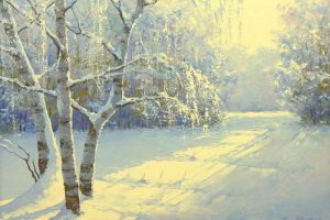 Мастер-класс по масляной живописи «Зимний пейзаж неаполитанскими красками»