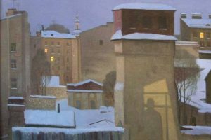 Мастер-класс по масляной живописи «Зимний город по мотивам работ И. Пьянкова»