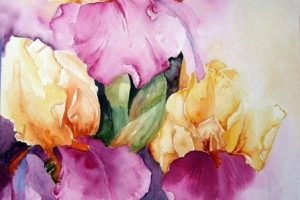 Мастер-класс «Цветы по мотивам работ Yvonne Harry»
