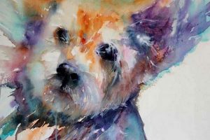 Мастер-класс по масляной живописи «Рисуем собаку акварелью»