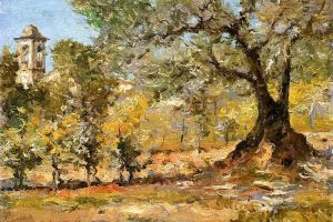 Мастер-класс по масляной живописи «Оливковые деревья»