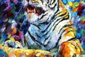 Мастер-класс по масляной живописи «Рисуем тигра в технике поп-арт»